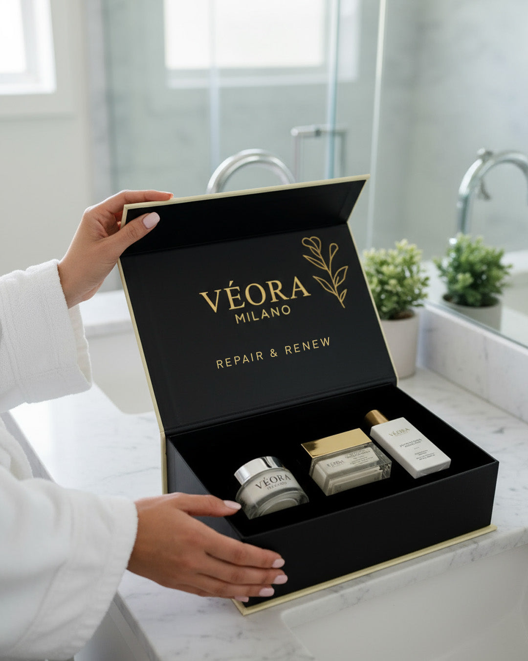Repair & Renew di Veora Milano, il miglior kit per la cura della pelle