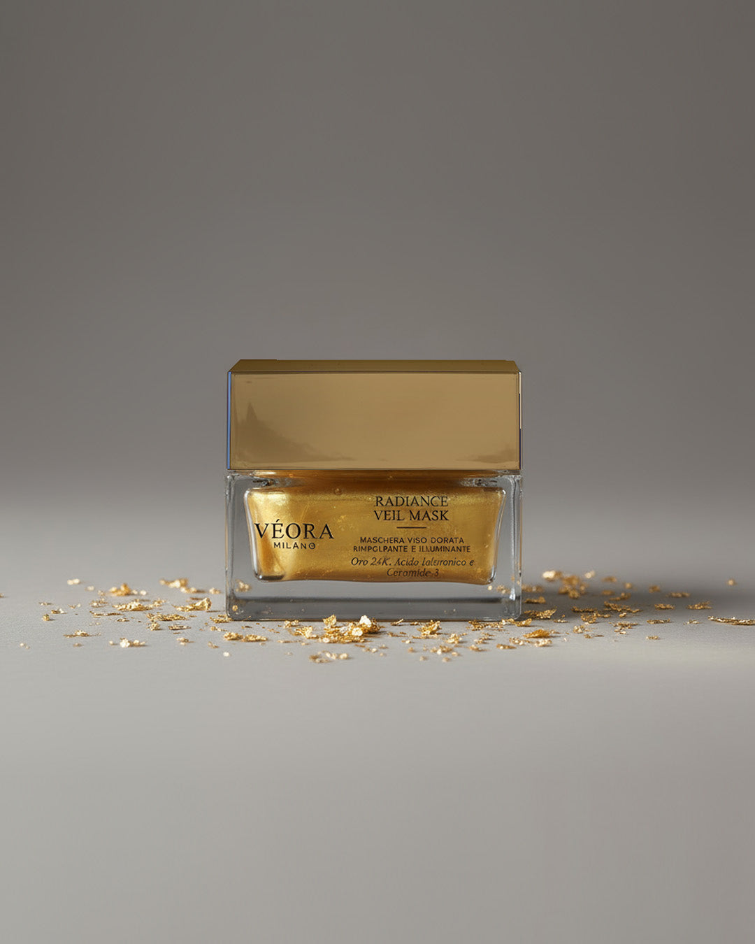 Maschera viso dorata di Veora Milano