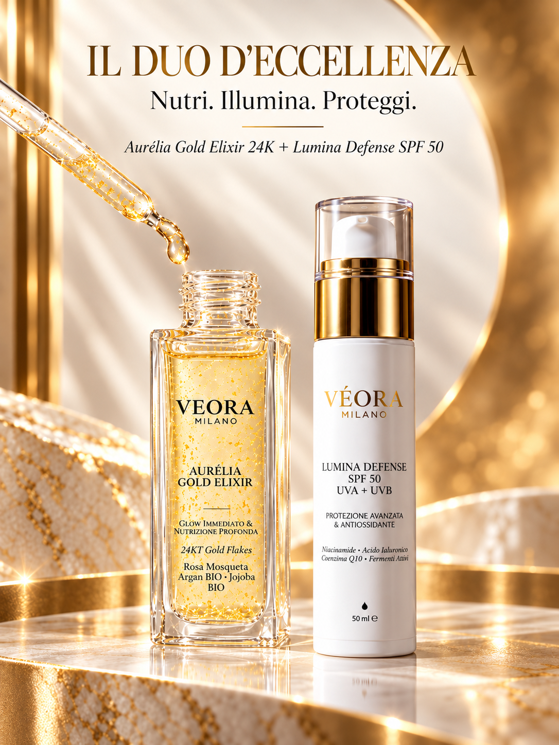 Duo Viso Glow & Protezione SPF 50